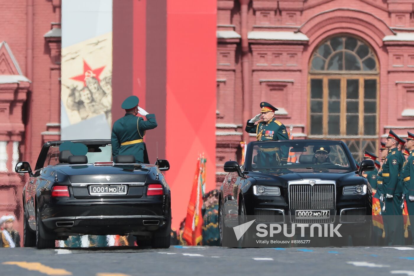 Russia WWII Victory Parade Rehearsal