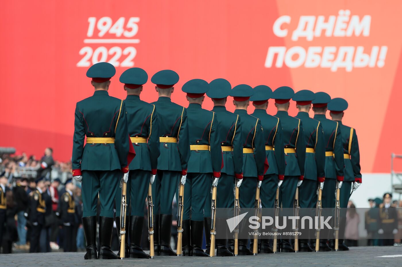 Russia WWII Victory Parade Rehearsal