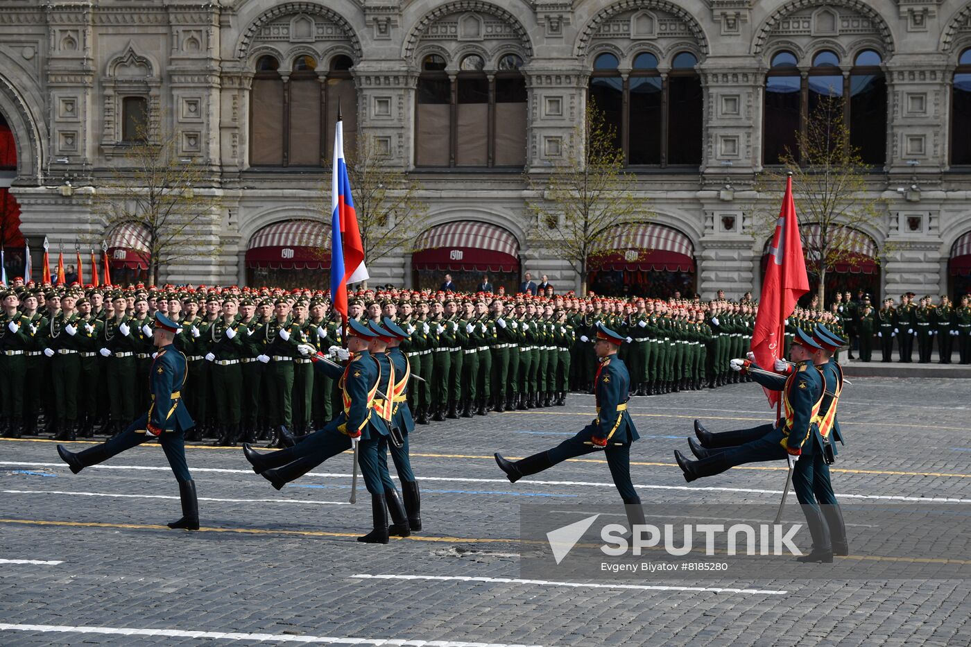 Russia WWII Victory Parade Rehearsal