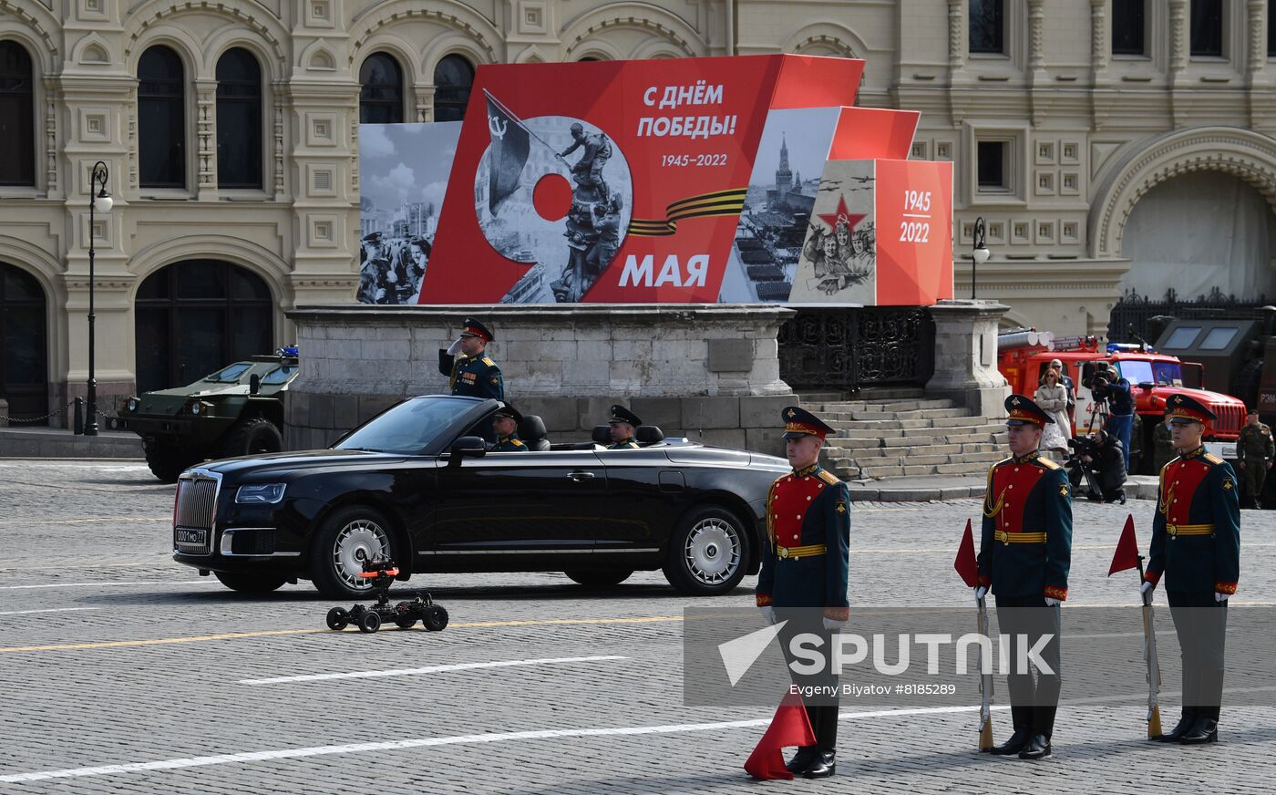 Russia WWII Victory Parade Rehearsal