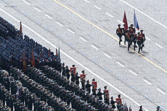 Russia WWII Victory Parade Rehearsal