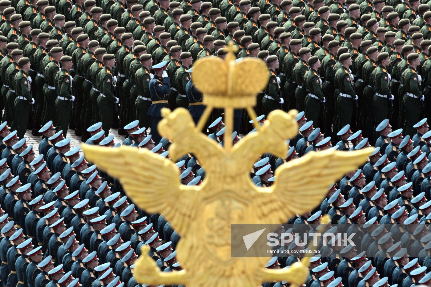 Russia WWII Victory Parade Rehearsal