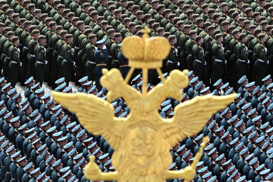 Russia WWII Victory Parade Rehearsal