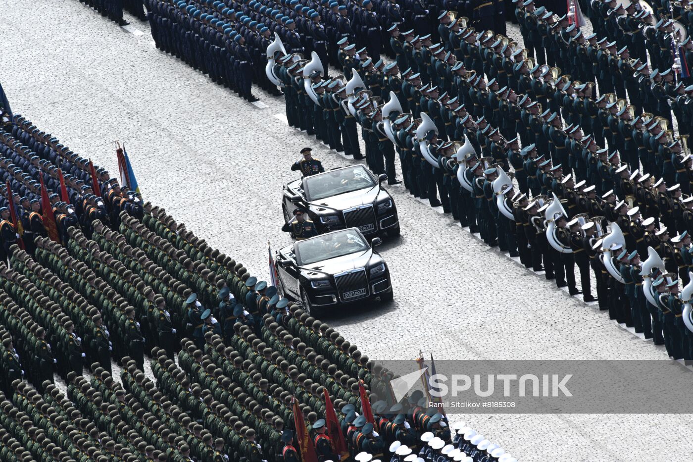 Russia WWII Victory Parade Rehearsal