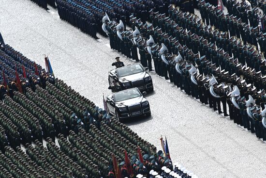 Russia WWII Victory Parade Rehearsal