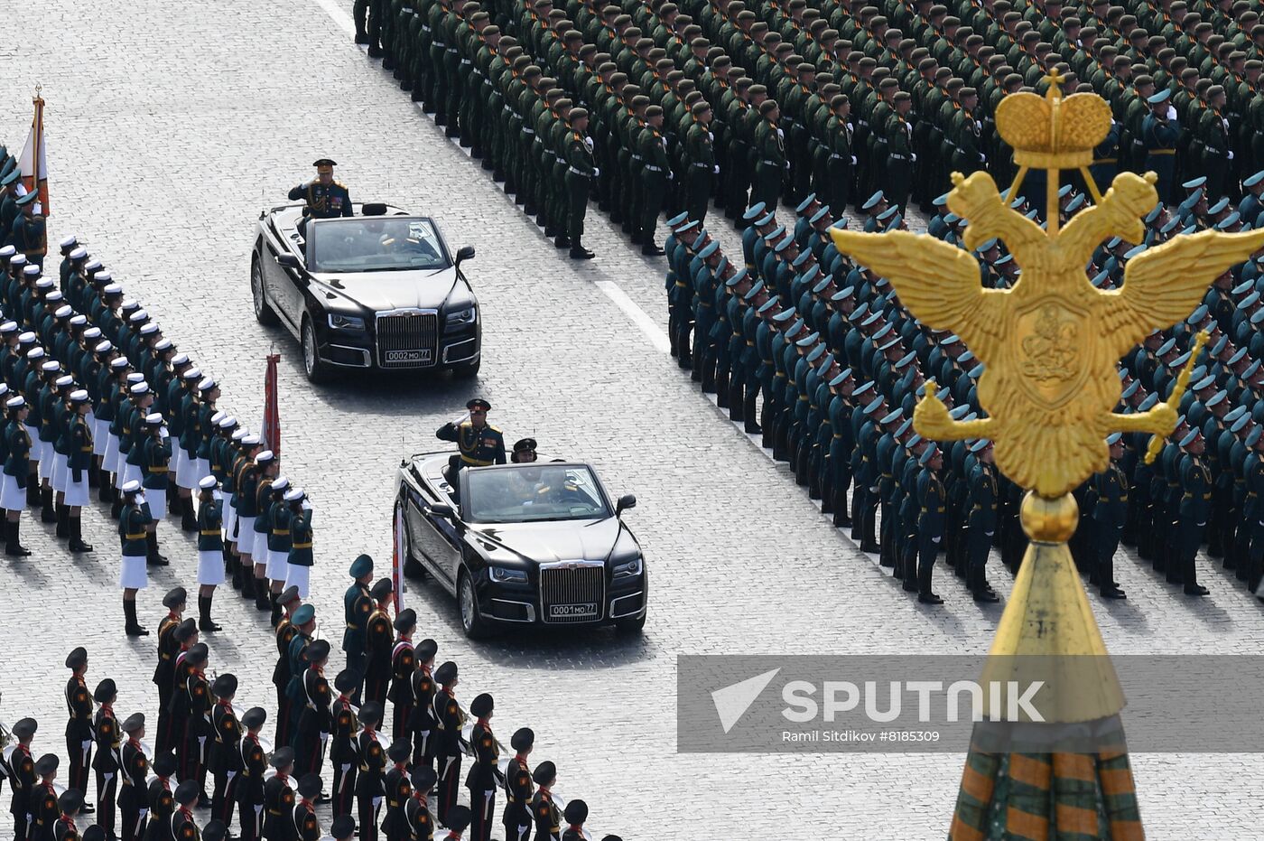 Russia WWII Victory Parade Rehearsal