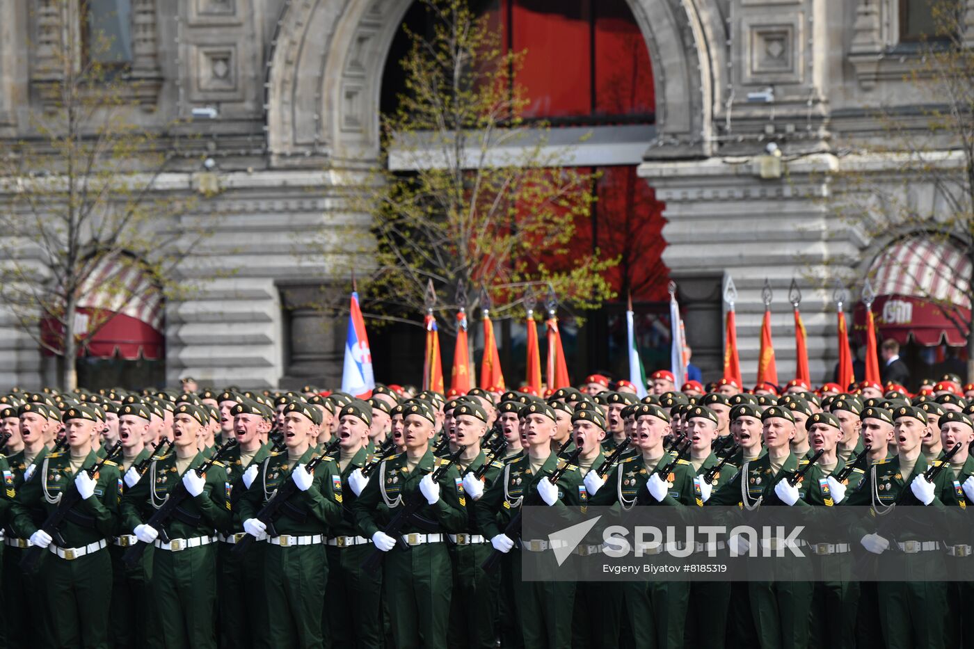 Russia WWII Victory Parade Rehearsal