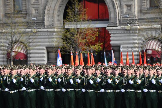 Russia WWII Victory Parade Rehearsal