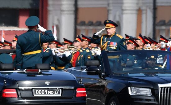 Russia WWII Victory Parade Rehearsal