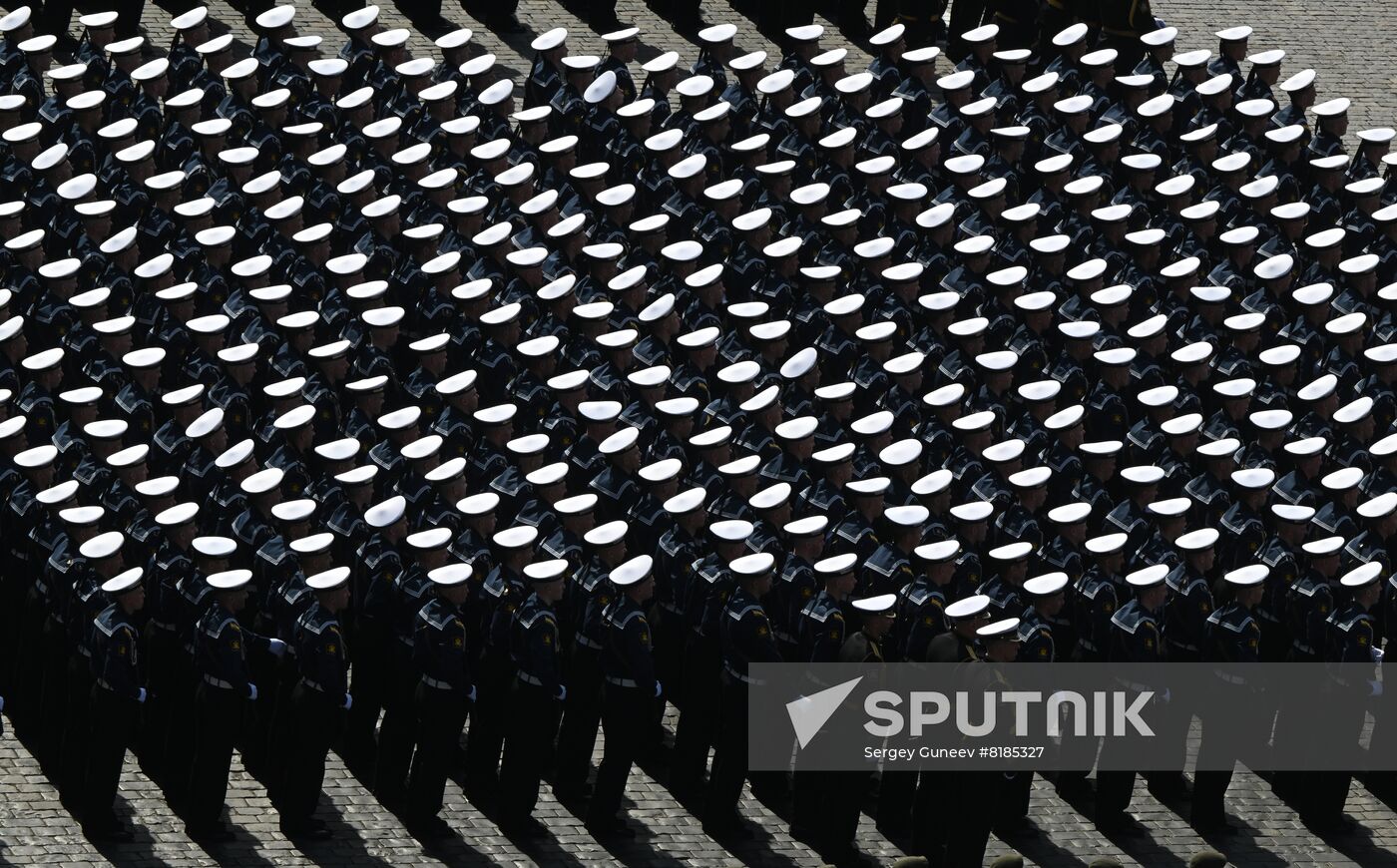 Russia WWII Victory Parade Rehearsal