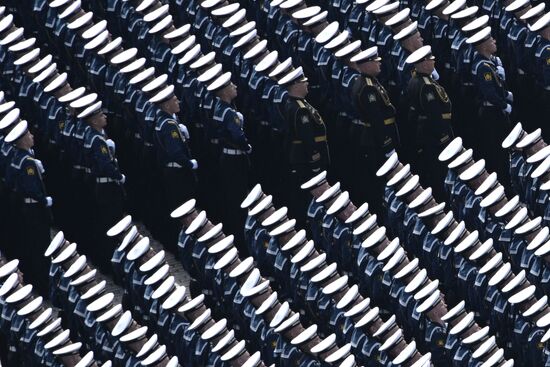 Russia WWII Victory Parade Rehearsal