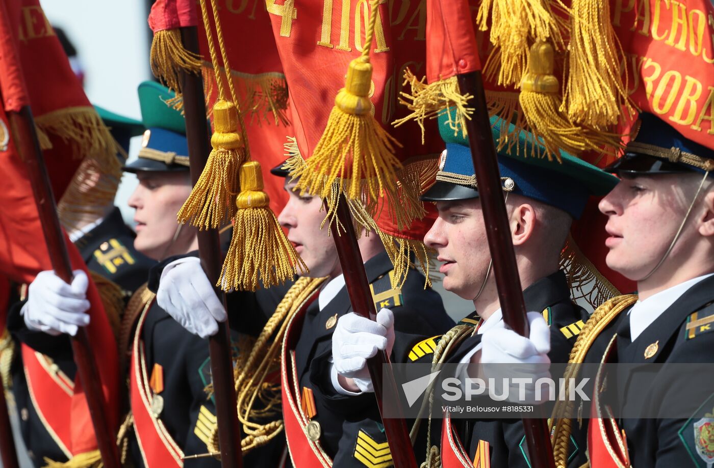 Russia WWII Victory Parade Rehearsal