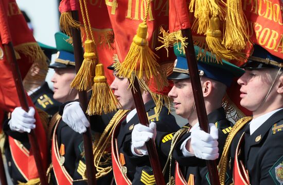 Russia WWII Victory Parade Rehearsal