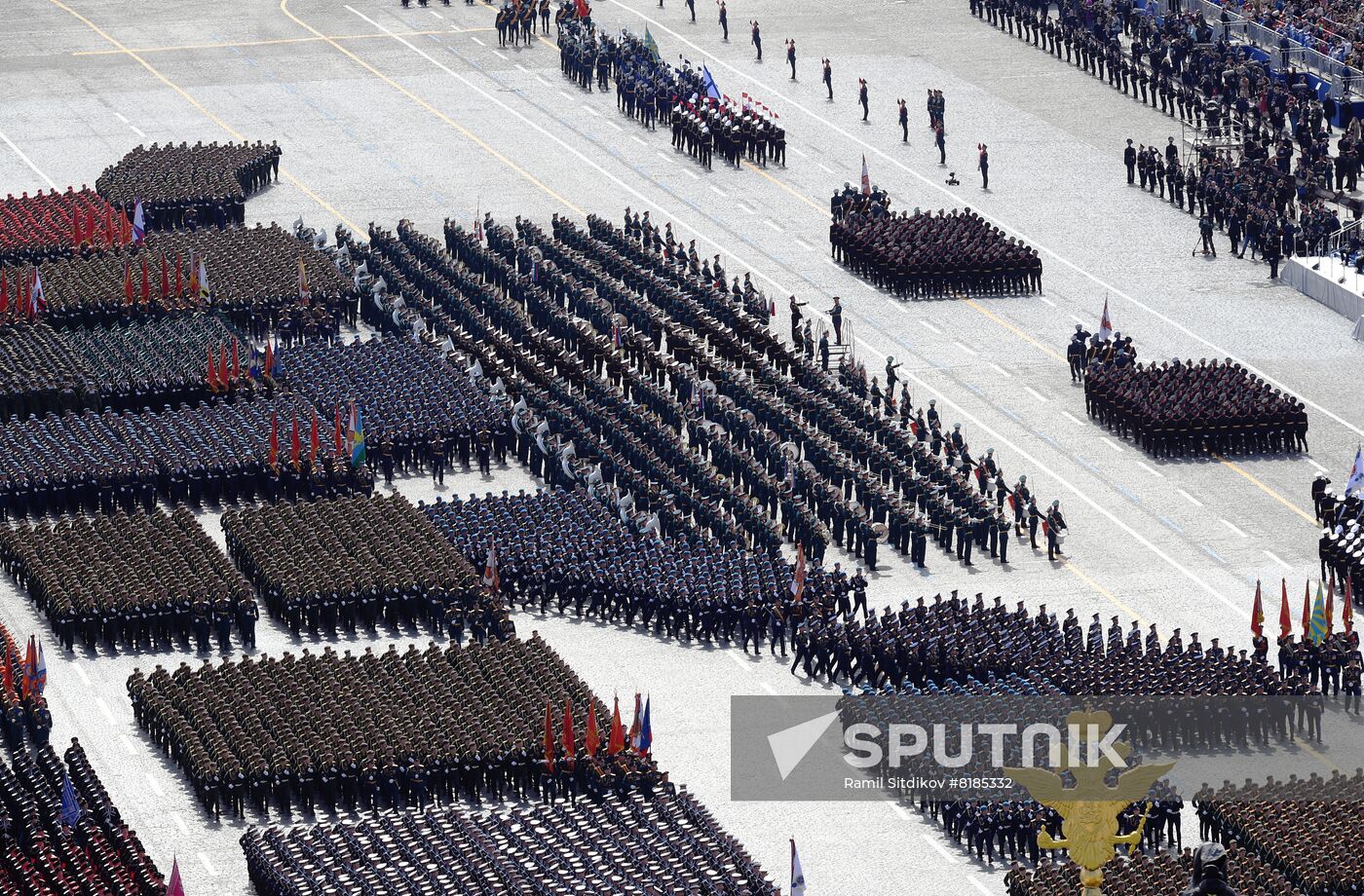 Russia WWII Victory Parade Rehearsal
