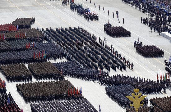 Russia WWII Victory Parade Rehearsal