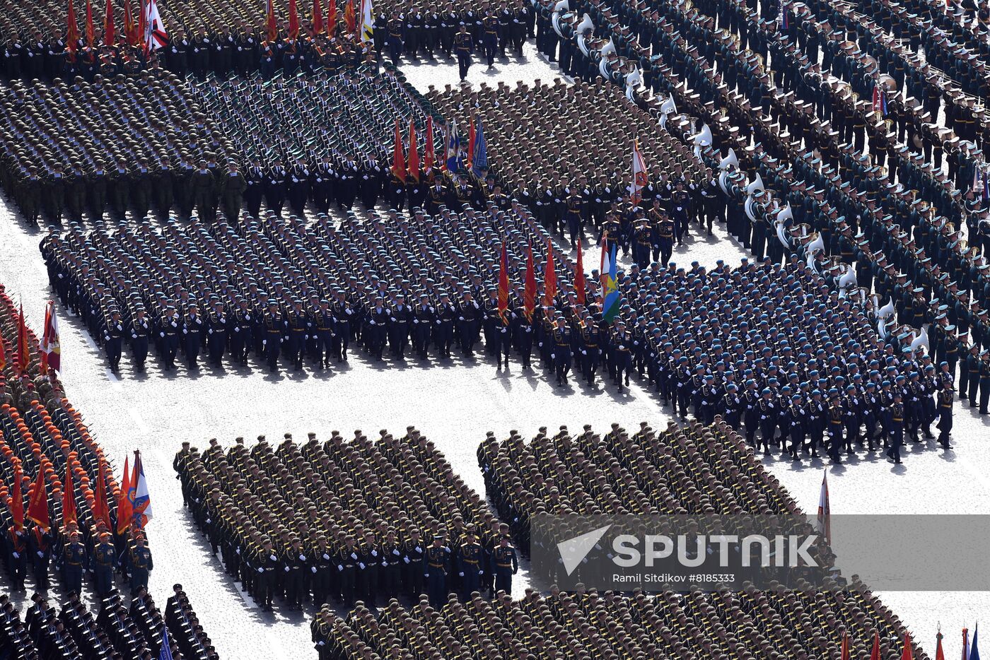 Russia WWII Victory Parade Rehearsal