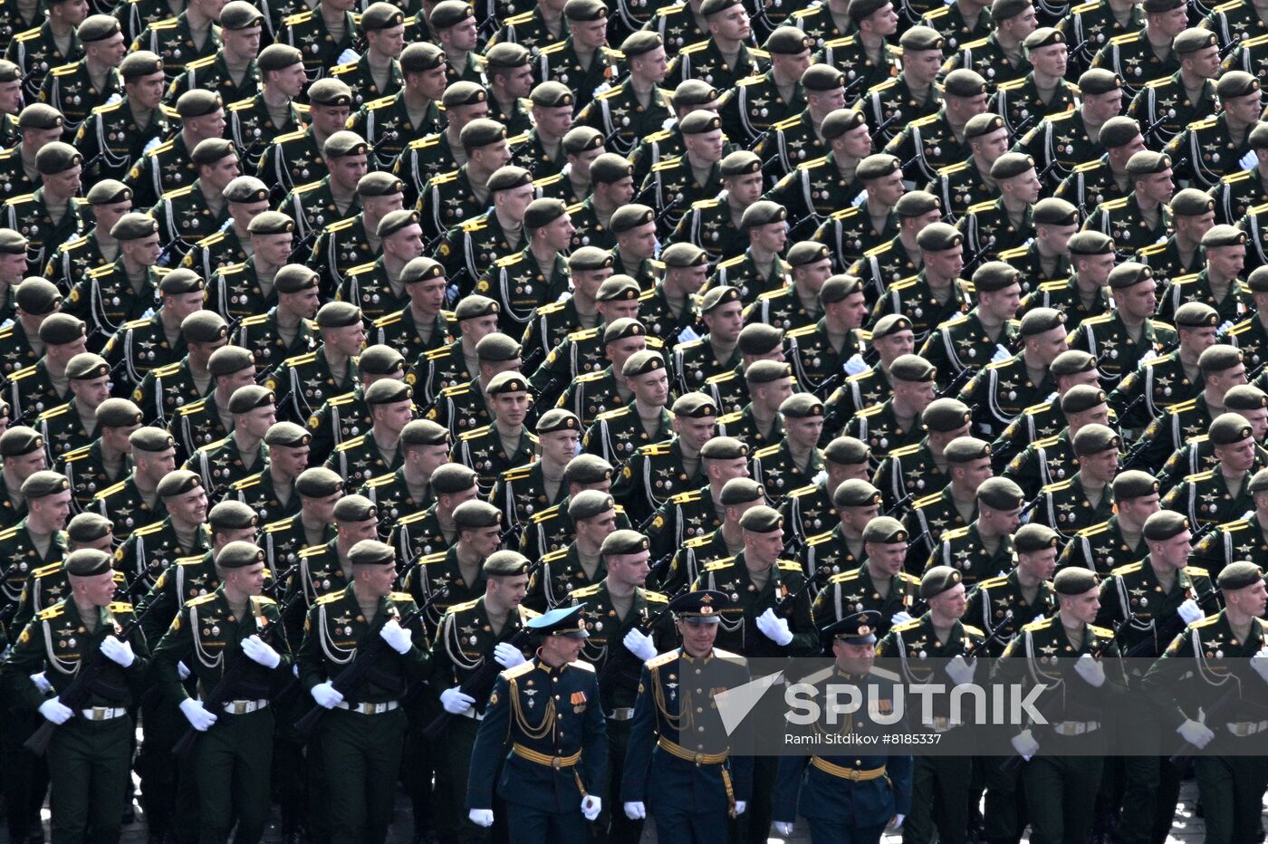 Russia WWII Victory Parade Rehearsal
