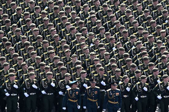 Russia WWII Victory Parade Rehearsal
