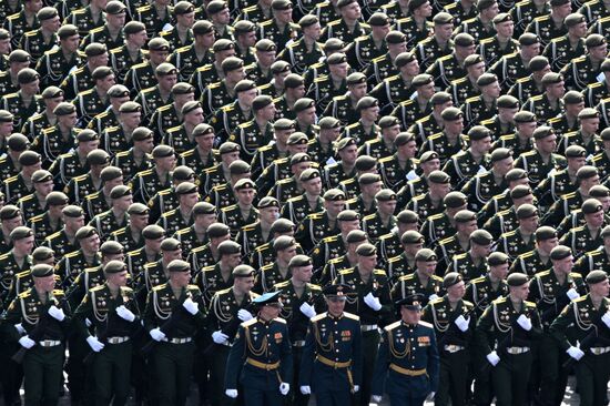Russia WWII Victory Parade Rehearsal