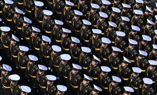 Russia WWII Victory Parade Rehearsal