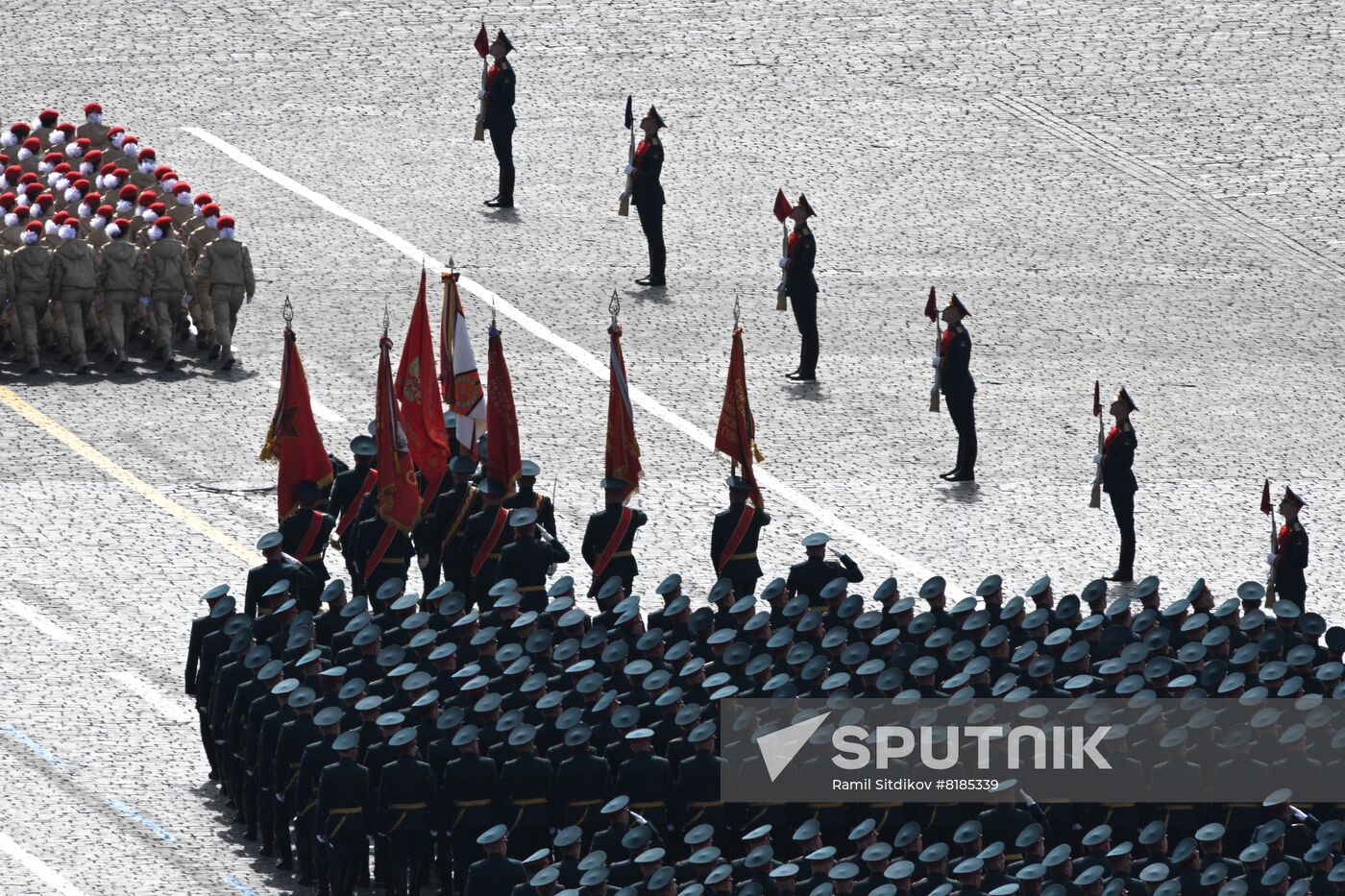 Russia WWII Victory Parade Rehearsal