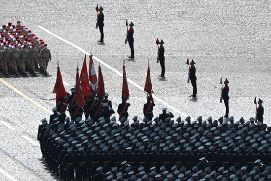 Russia WWII Victory Parade Rehearsal