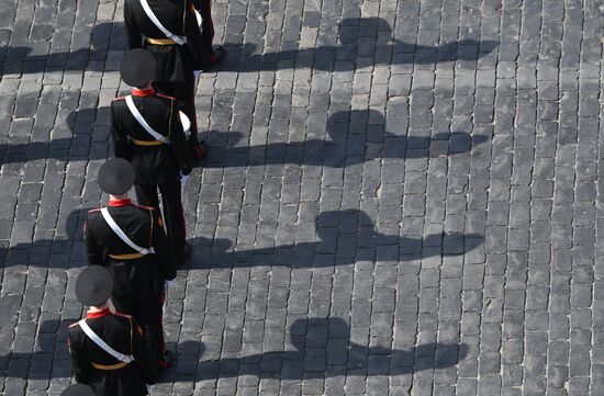 Russia WWII Victory Parade Rehearsal
