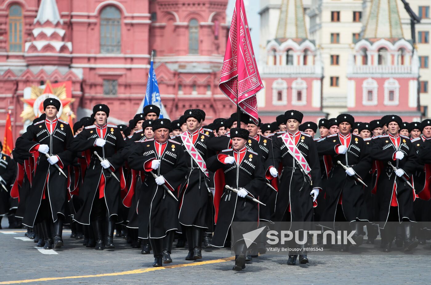 Russia WWII Victory Parade Rehearsal