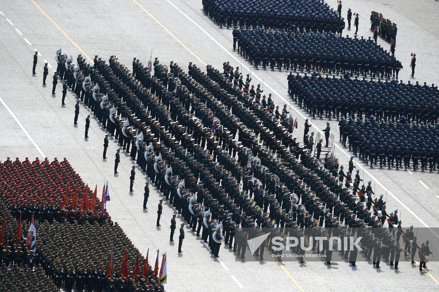 Russia WWII Victory Parade Rehearsal