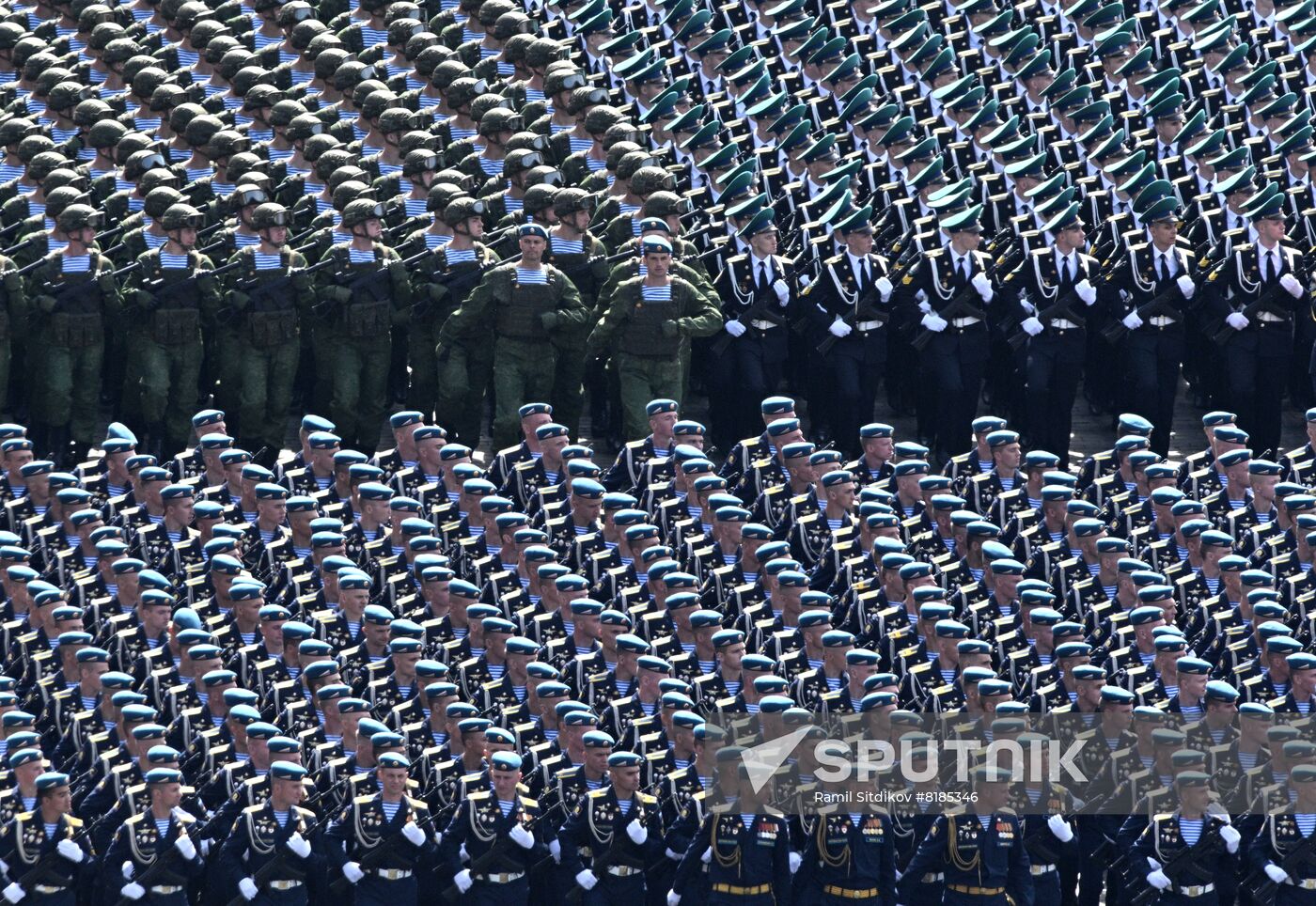 Russia WWII Victory Parade Rehearsal