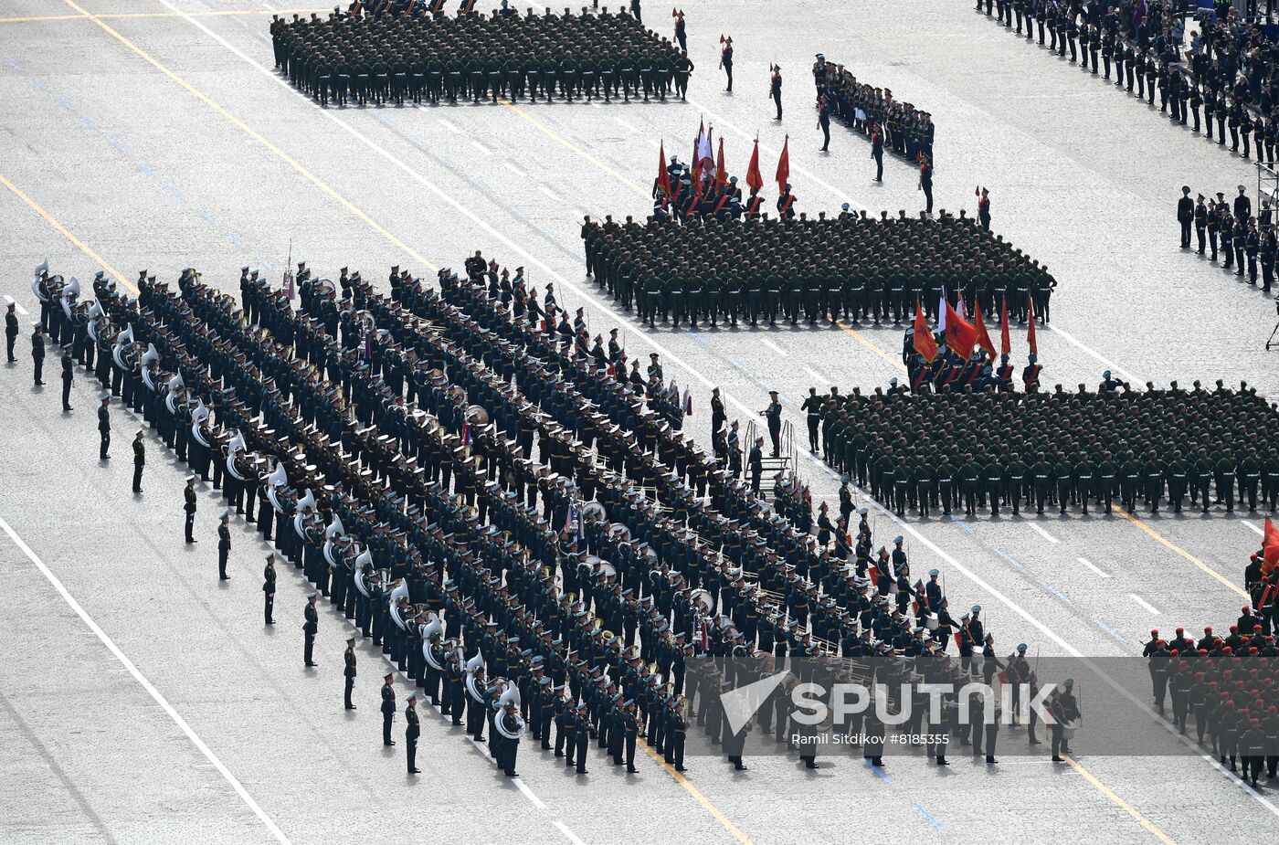 Russia WWII Victory Parade Rehearsal