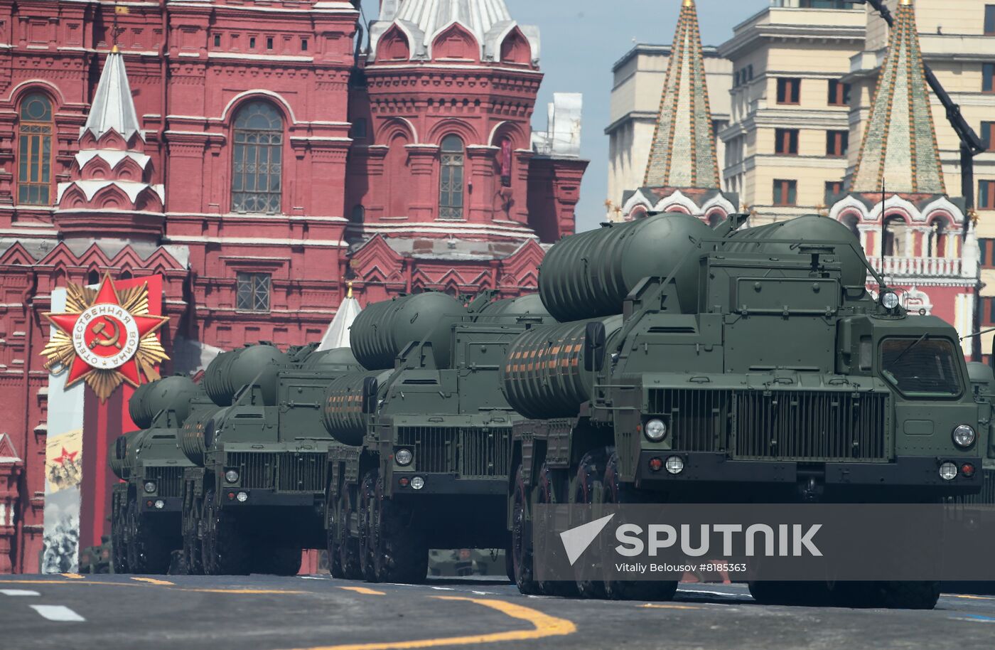 Russia WWII Victory Parade Rehearsal