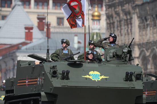 Russia WWII Victory Parade Rehearsal