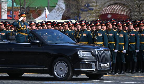 Russia WWII Victory Parade Rehearsal