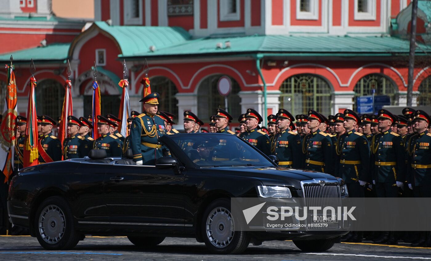 Russia WWII Victory Parade Rehearsal