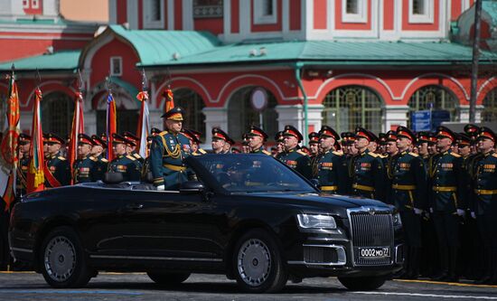 Russia WWII Victory Parade Rehearsal