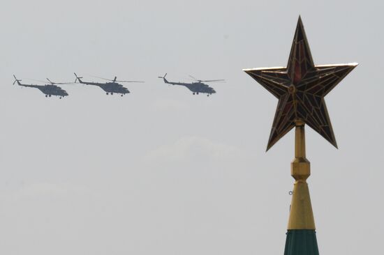Russia WWII Victory Parade Rehearsal
