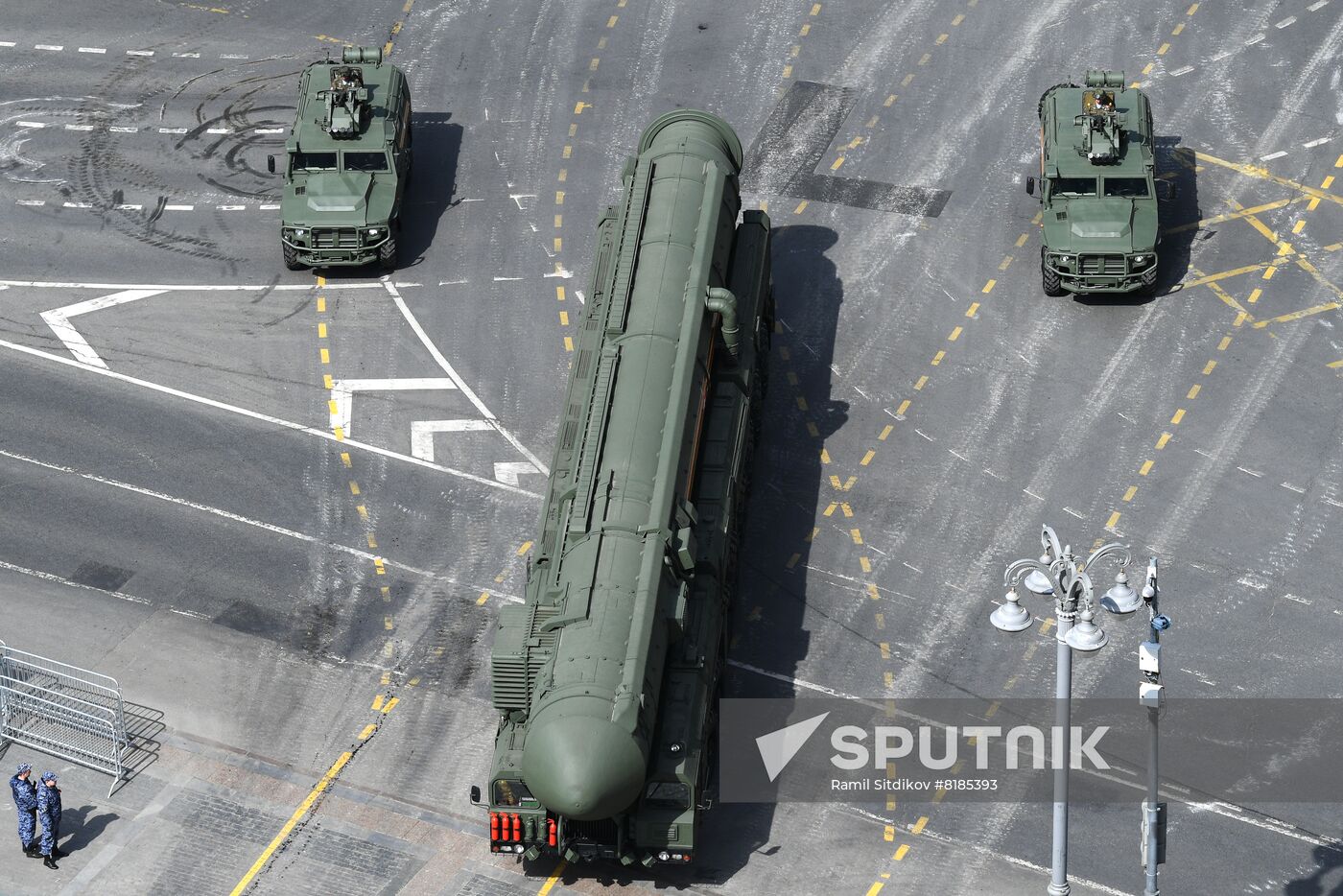 Russia WWII Victory Parade Rehearsal