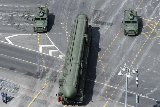 Russia WWII Victory Parade Rehearsal