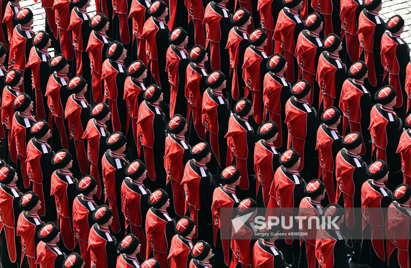 Russia WWII Victory Parade Rehearsal