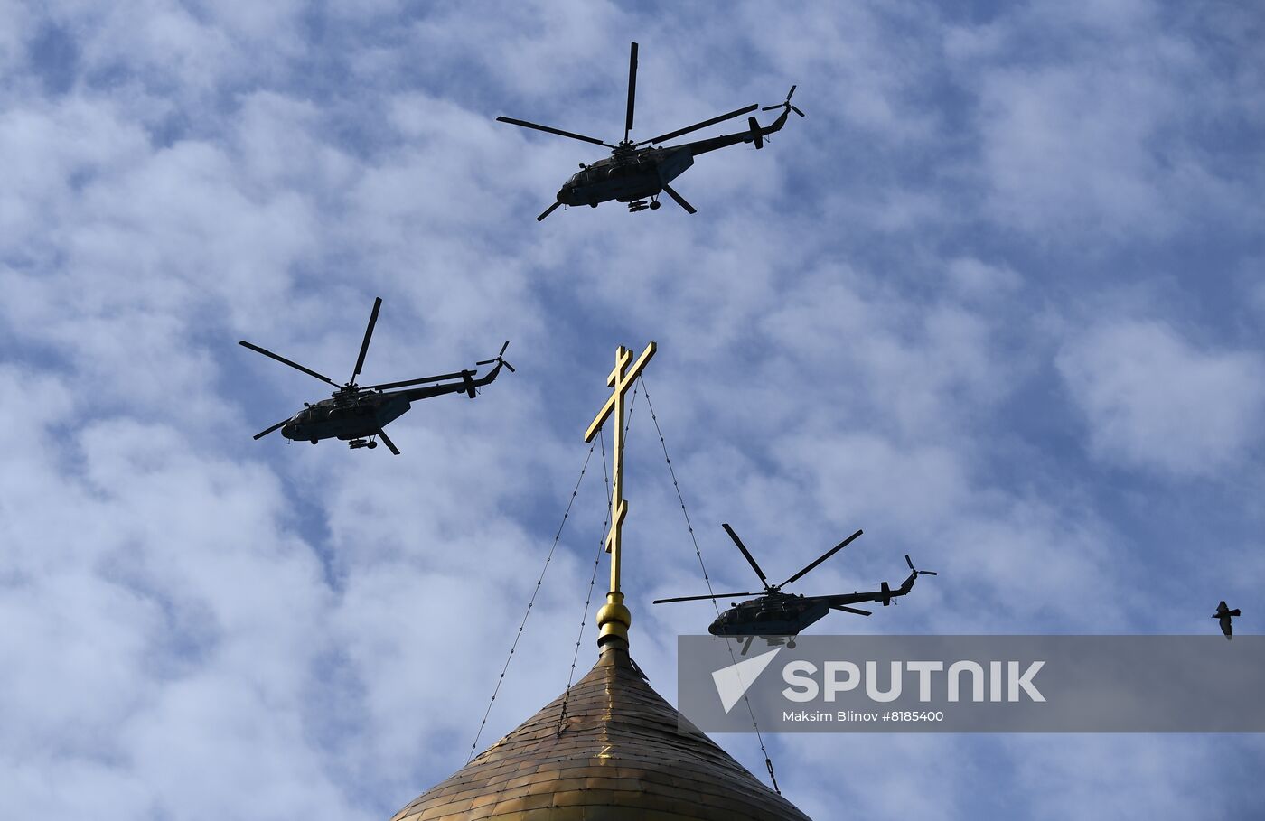 Russia WWII Victory Parade Rehearsal