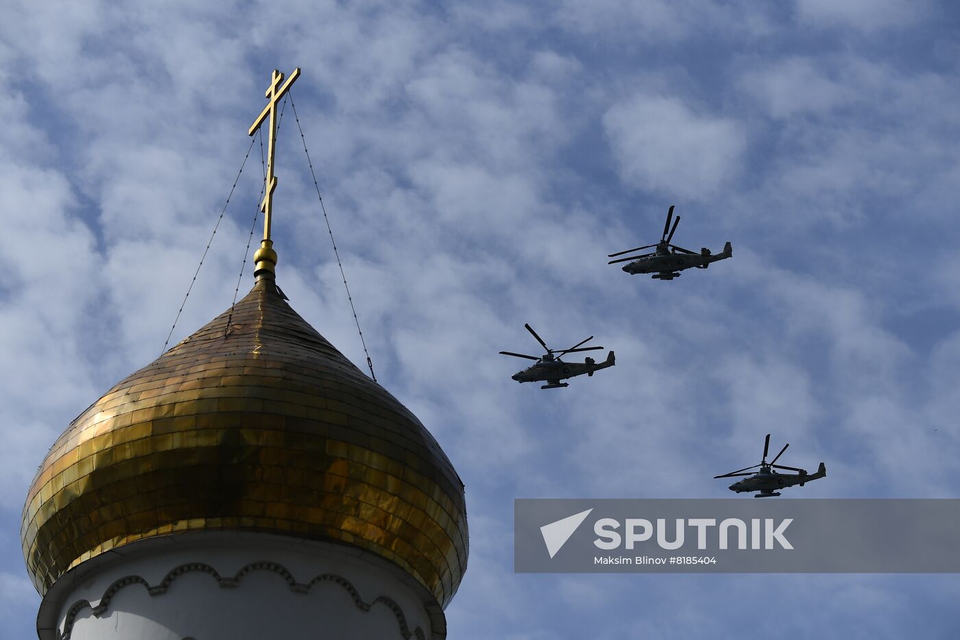 Russia WWII Victory Parade Rehearsal