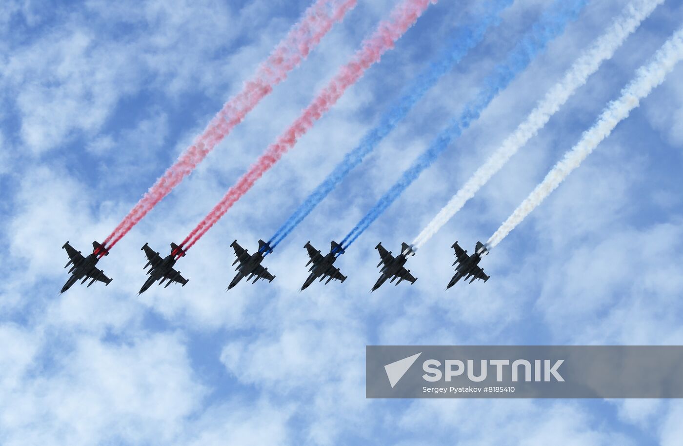 Russia WWII Victory Parade Rehearsal