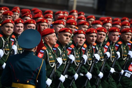 Russia WWII Victory Parade Rehearsal