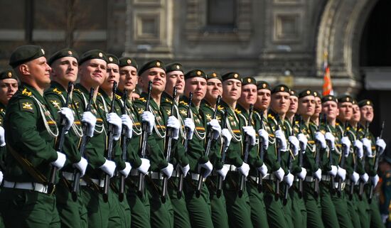 Russia WWII Victory Parade Rehearsal