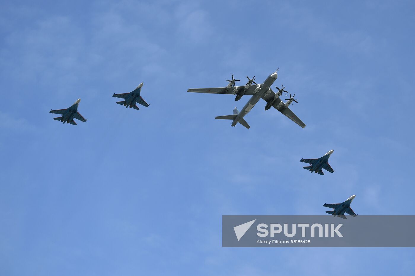 Russia WWII Victory Parade Rehearsal