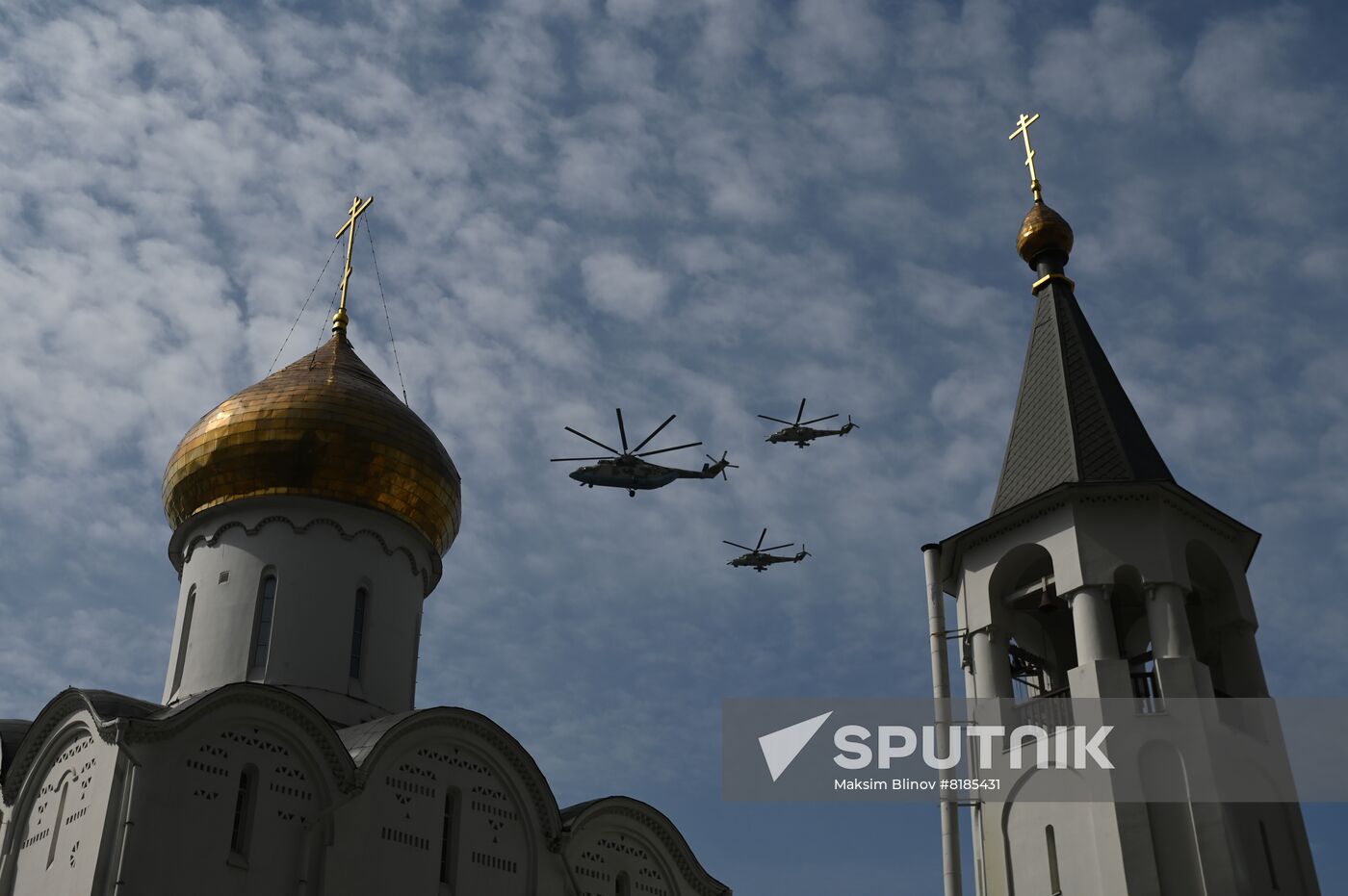 Russia WWII Victory Parade Rehearsal
