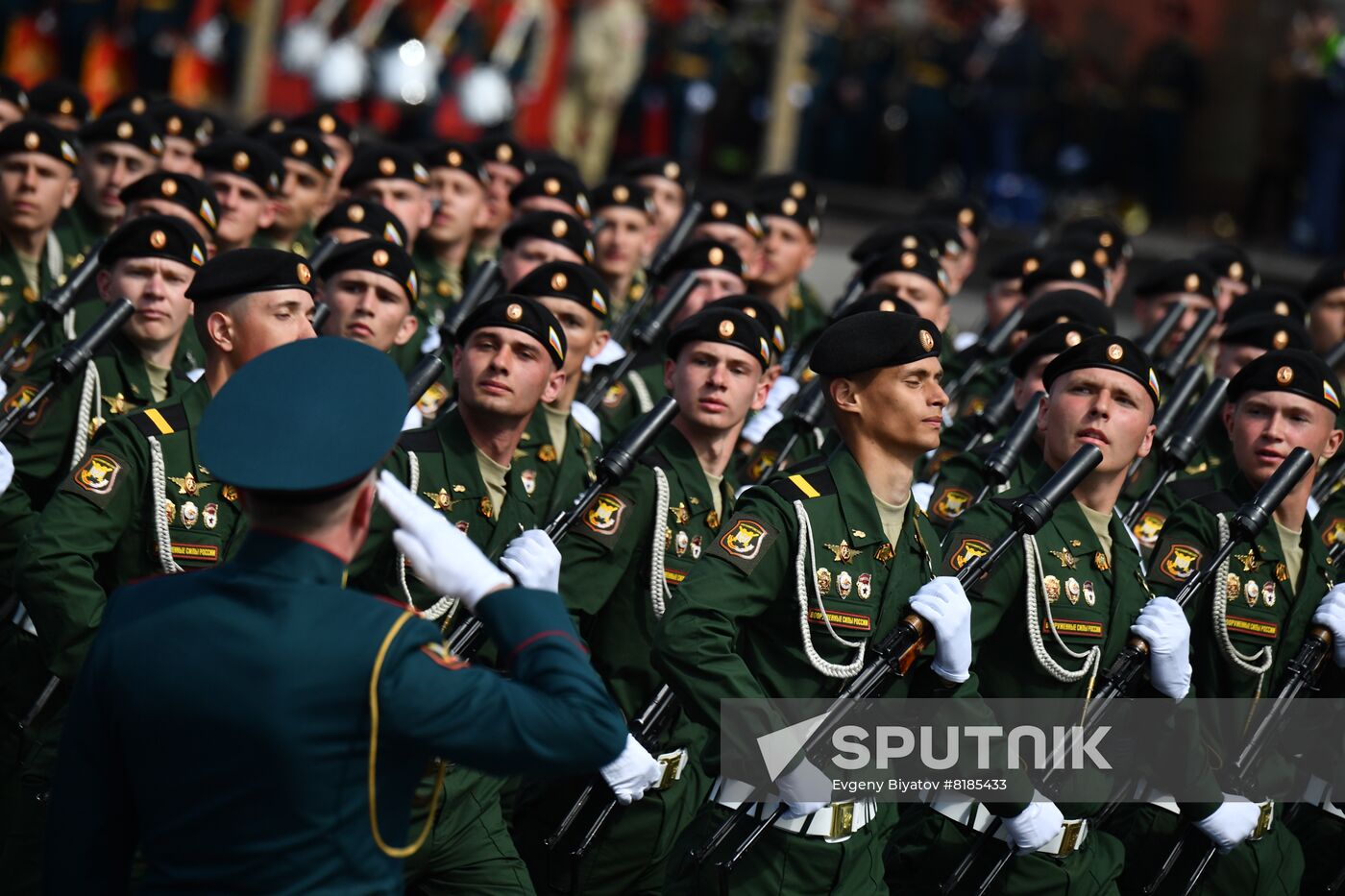 Russia WWII Victory Parade Rehearsal