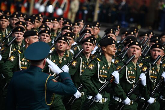 Russia WWII Victory Parade Rehearsal