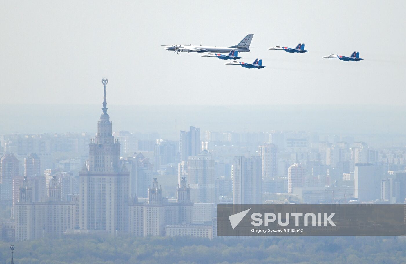 Russia WWII Victory Parade Rehearsal